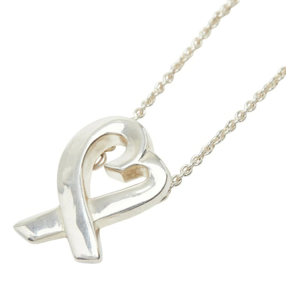 Tiffany Co Loving Heart Necklace Silver TIFFANYCo